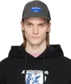 Ader Error Black Sig; 'significant' Tag 01 Cap In Charcoal