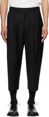 Ader Error Belt Loops Slacks In Noir