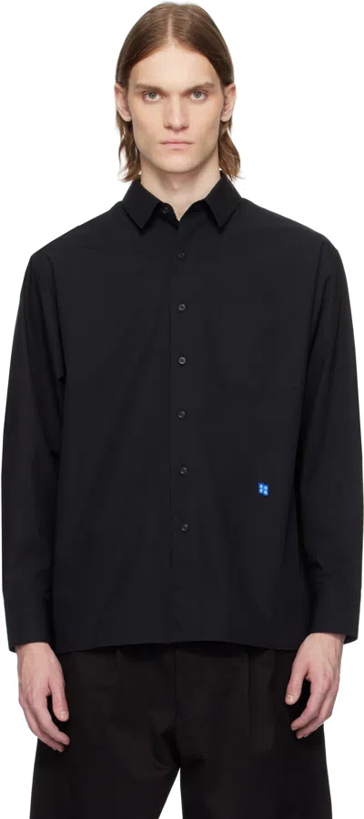 ADER ERROR BLACK SIG; TRS TAG 01 SHIRT