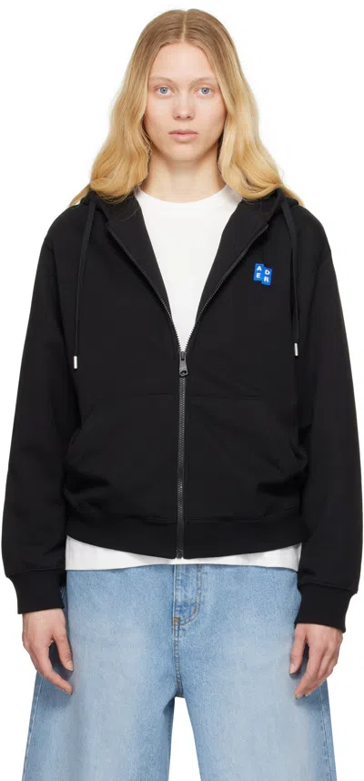 ADER ERROR BLACK SIG; TRS TAG 01 ZIP-UP HOODIE