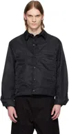 Ader Error Lapel Long Sleeve Casual Jacket In Noir