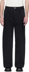 Ader Error Trs Tag 02 Jeans In Noir