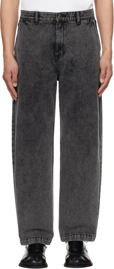 ADER ERROR BLACK SIG; TRS TAG 03 JEANS