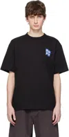 Ader Error Black Sig; Trs Tag 06 T-shirt In Noir