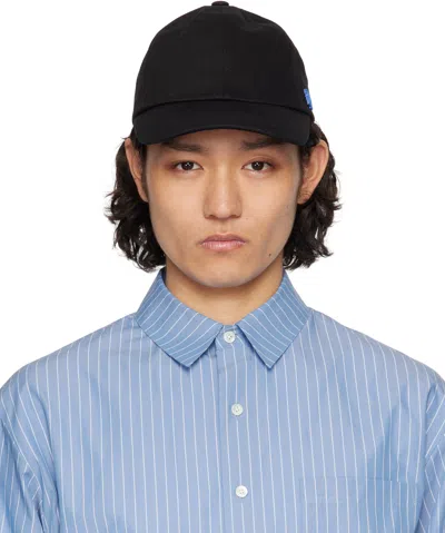 Ader Error Black Sig; Trs Tag Cap In Noir