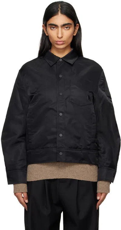 Ader Error Black Significant Trs Tag Jacket In Noir