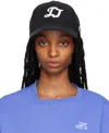 Ader Error Black Six-panel Variant Cap In Black