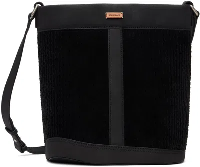 Ader Error Black Structured Bag In Noir
