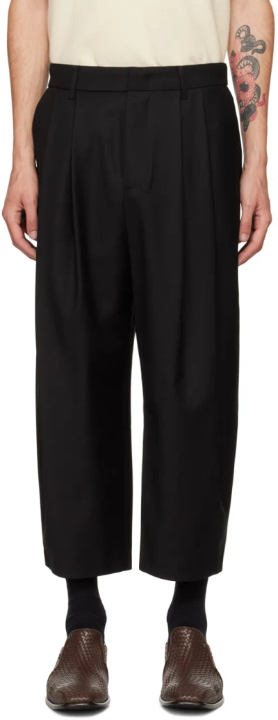 Ader Error Black Tag 01 Trousers In Noir