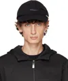 Ader Error Black Tetraight Product 107 Cap In Noir