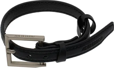 Ader Error Black Tetraight Product 117 Bracelet