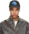 Ader Error Black 'together As One' Cap In Black