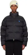 ADER ERROR BLACK TRS TAG 01 PUFFER DOWN JACKET