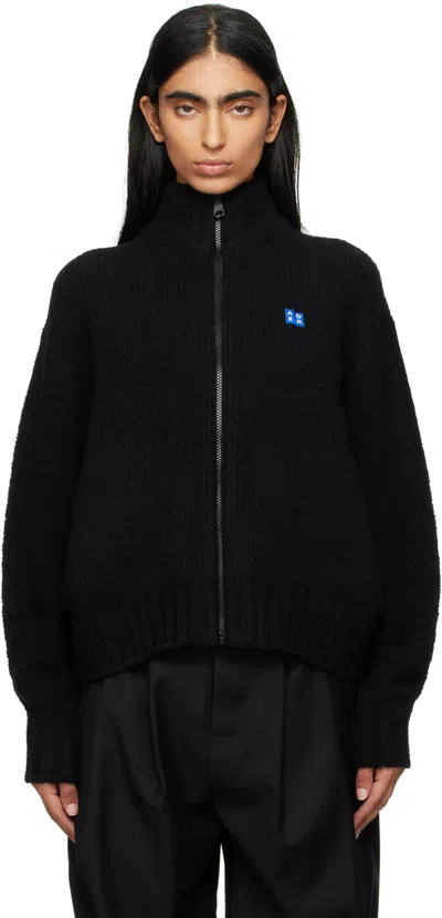 Ader Error Black Significant Tag Knit Sweater In Noir