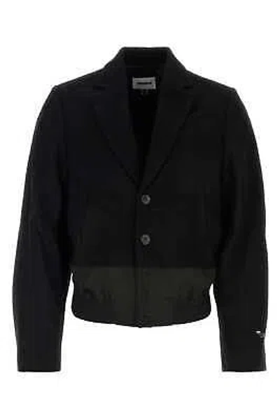 Pre-owned Ader Error Black Wool Blend Jacket M In Noir