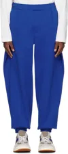 Ader Error Blue Aven Sweatpants In Blue