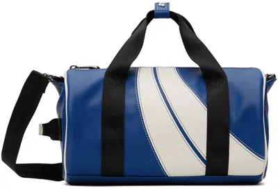 Ader Error Blue Bashar Duffle Bag In Z-blue