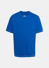 Ader Error Caef Cotton T-shirt In Blue