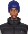 Ader Error Logo Embroidery Knitted Hat In Z-blue