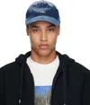 Ader Error Blue Faded Cap In Blue