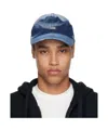 Ader Error Blue Faded Cap In Multicolor