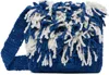 Ader Error Blue Fringe Shoulder Bag In Blue