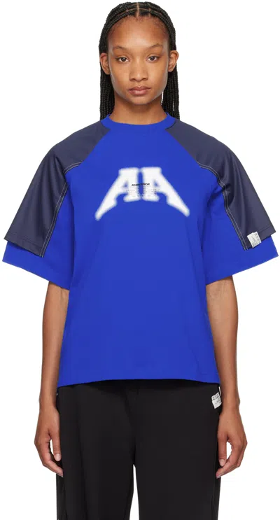 Ader Error Blue Nolc T-shirt