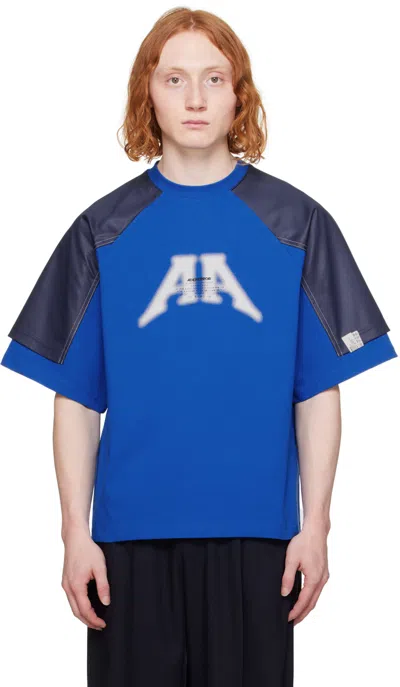 Ader Error Blue Nolc T-shirt