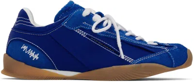 Ader Error Blue Paneled Sneakers