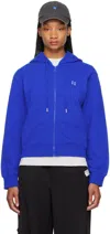 ADER ERROR BLUE SIGNIFICANT PATCH HOODIE