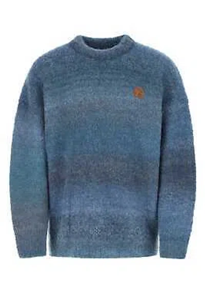 Pre-owned Ader Error Blue Polyester Blend Oversize Sweater