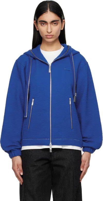 Ader Error Blue Realce Zip-up Product. 31 Hoodie