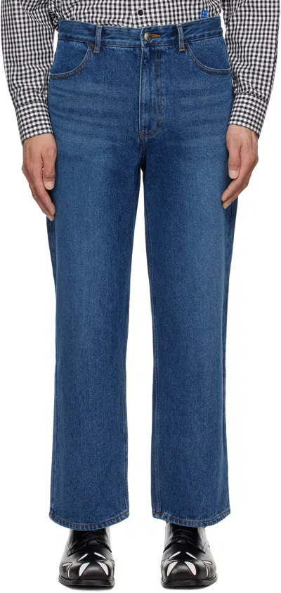 ADER ERROR BLUE SIG; TRS TAG 01 JEANS