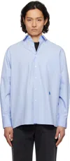Ader Error Long Sleeve Shirt In Sky Blue