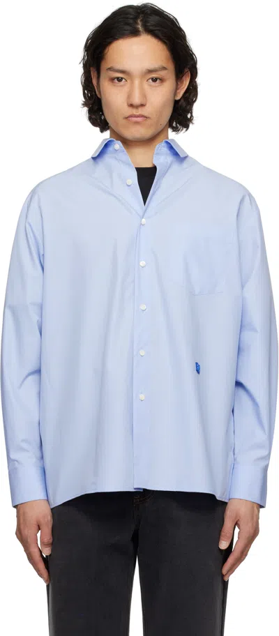 ADER ERROR BLUE SIG; TRS TAG 01 SHIRT