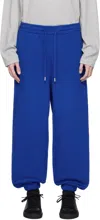 Ader Error Drawstring Sweatpants In Blue