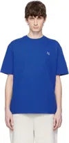 Ader Error Blue Sig; Trs Tag 01 T-shirt In Blue
