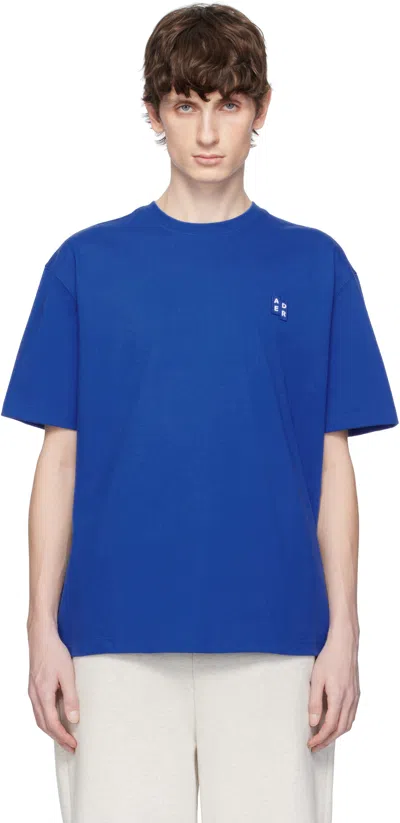Ader Error Blue Sig; Trs Tag 01 T-shirt