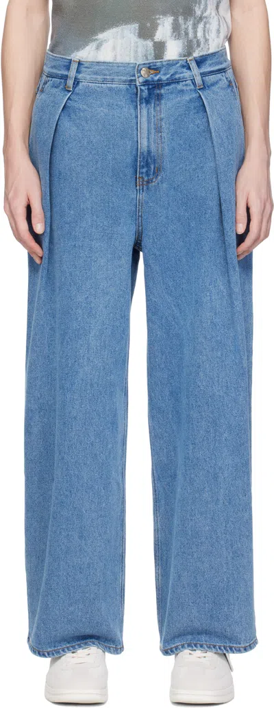 ADER ERROR BLUE SIG; TRS TAG 02 JEANS