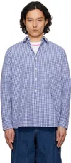 Ader Error Long Sleeve Shirt In Blue