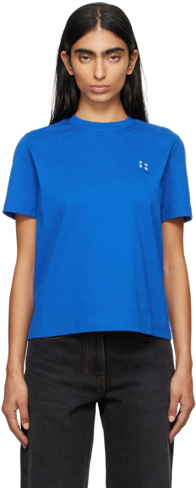 Ader Error Blue Significant Patch T-shirt