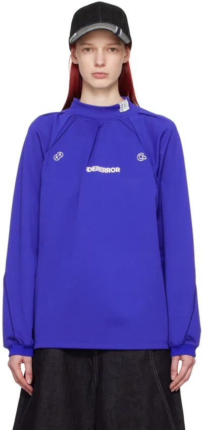 Ader Error Blue Siz Long Sleeve T-shirt