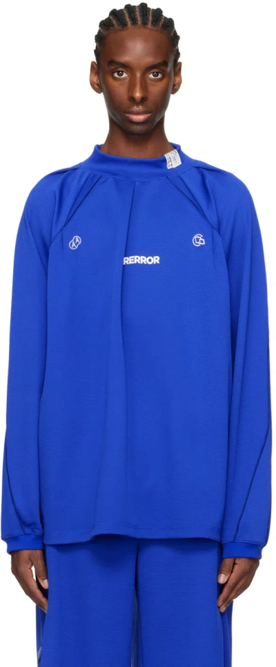 Ader Error Blue Siz Long Sleeve T-shirt