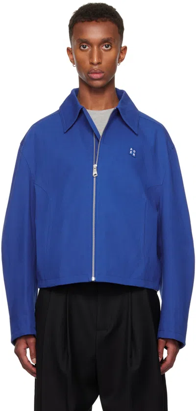 Ader Error Blue Trs Tag 01 Jacket In Z-blue