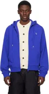 ADER ERROR BLUE SIGNIFICANT TRS TAG HOODIE