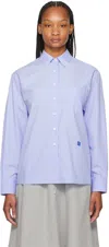 ADER ERROR BLUE SIGNIFICANT TRS TAG SHIRT