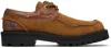 Ader Error Brown Curve Bs01 Boat Shoes In Brown