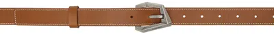 Ader Error Brown Keresto Buckle Belt