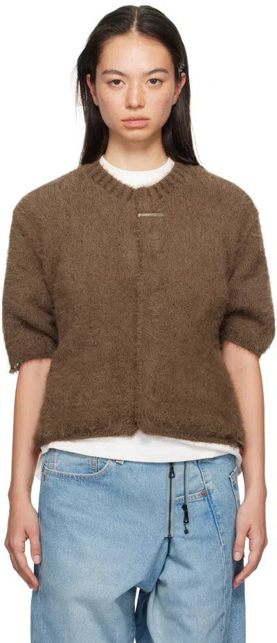 Ader Error Brown Product. 59 Cardigan
