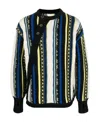 Ader Error Button Detail Sweater In Black